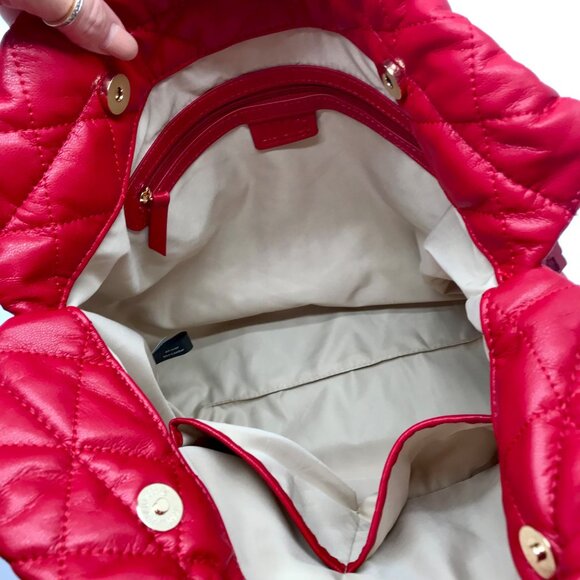 I.N.C. International Concepts Red Pepper Quilted Shoulder Bag  -NWT - Picture 11 of 11